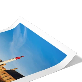 Papier d'art seul avec marge blanche